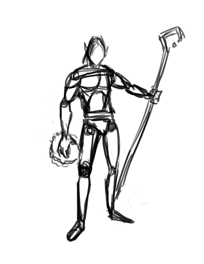 650x840 Character Drawing