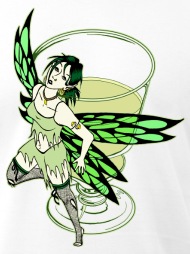 190x254 Dark Gothic Dragon Art The Green Fairy