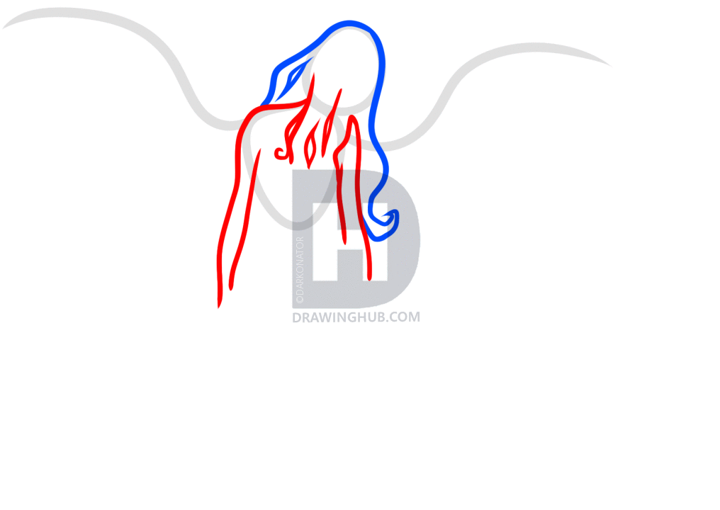 1016x720 How To Draw A Dark Fairy, Step