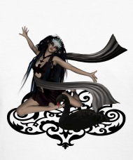 190x228 Wonderful Dark Fairy With Black Swan Women's T Shirt Spreadshirt