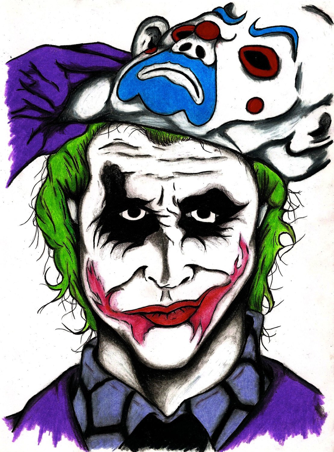 Dark Knight Joker Drawing | Free download on ClipArtMag