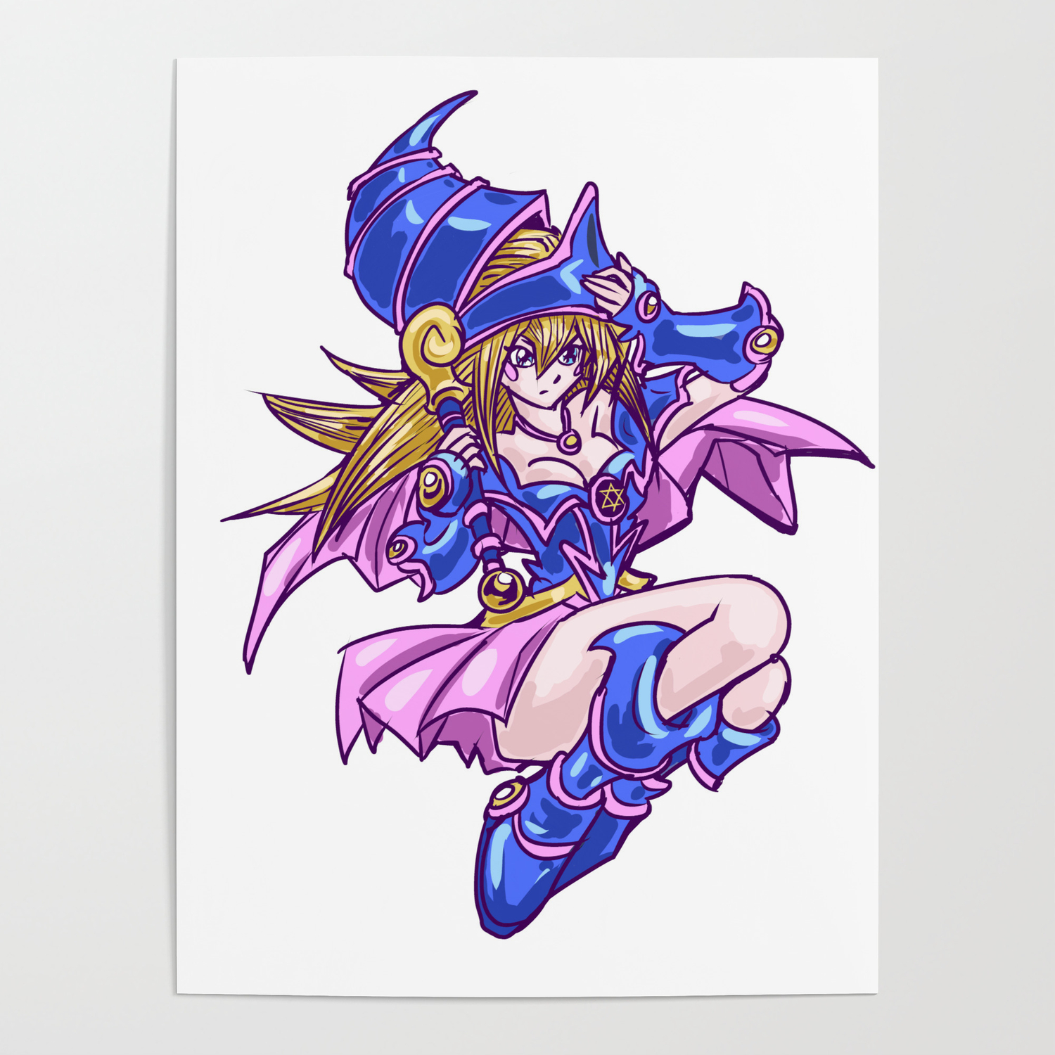 1500x1500 Dark Magician Girl Poster
