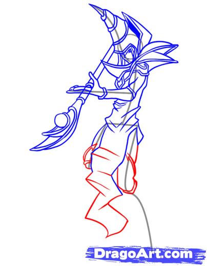 404x520 learn how to draw dark magician, cartoons, cartoons, draw cartoon