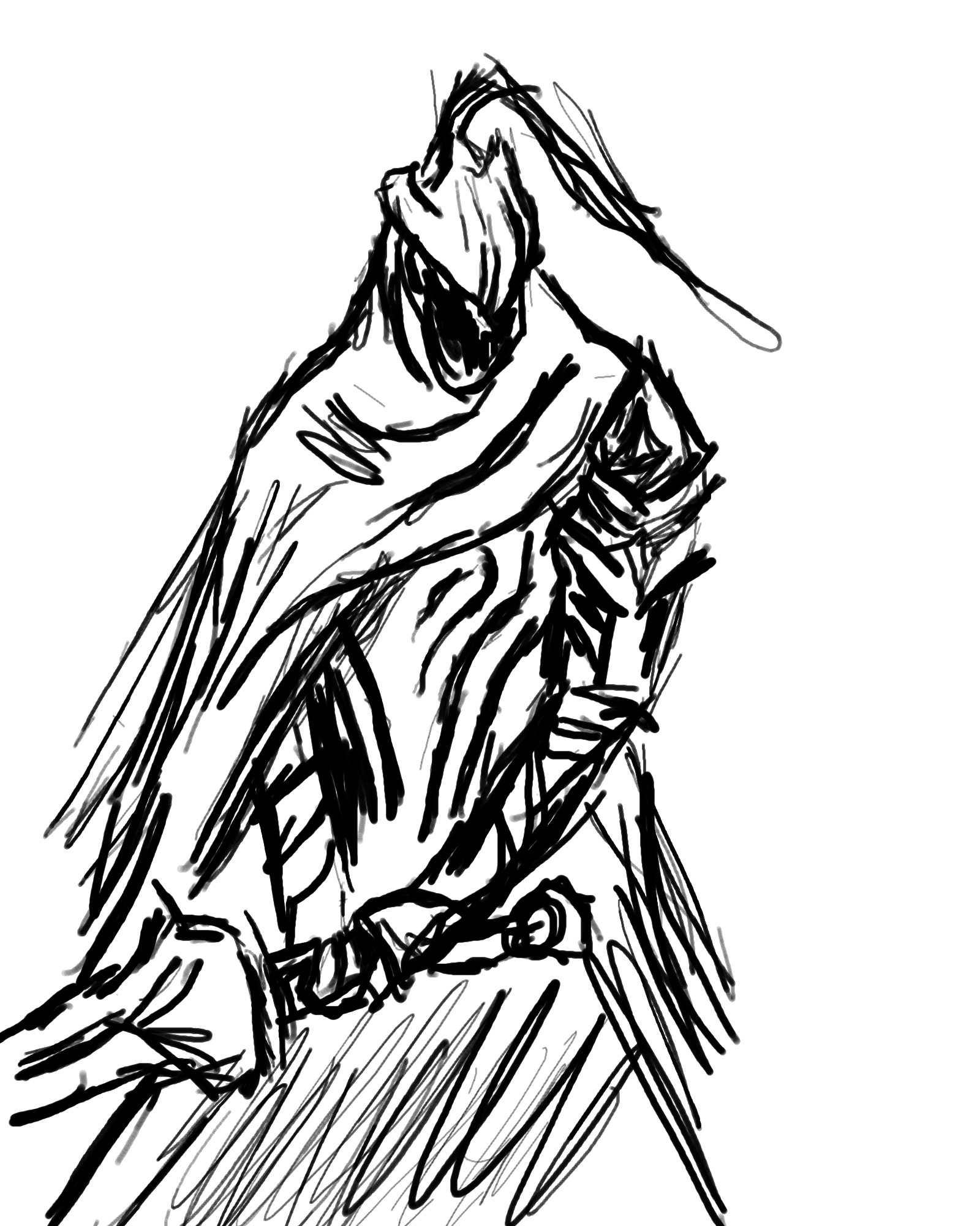 1600x2000 Artorias Sketch Any Interest In Seeing Me Finish It Darksouls