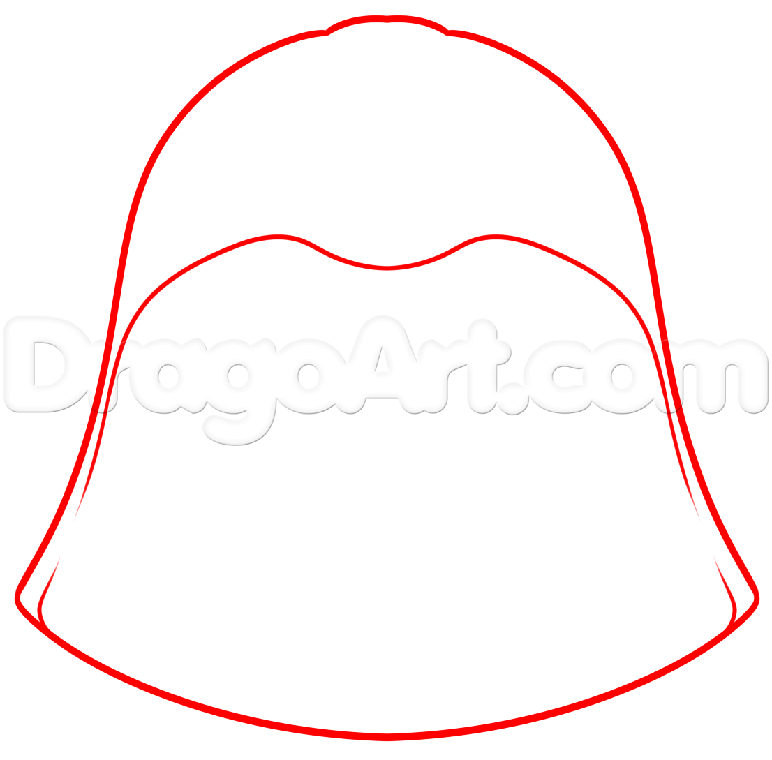 1106x1089 How To Draw A Darth Vader Skull, Step