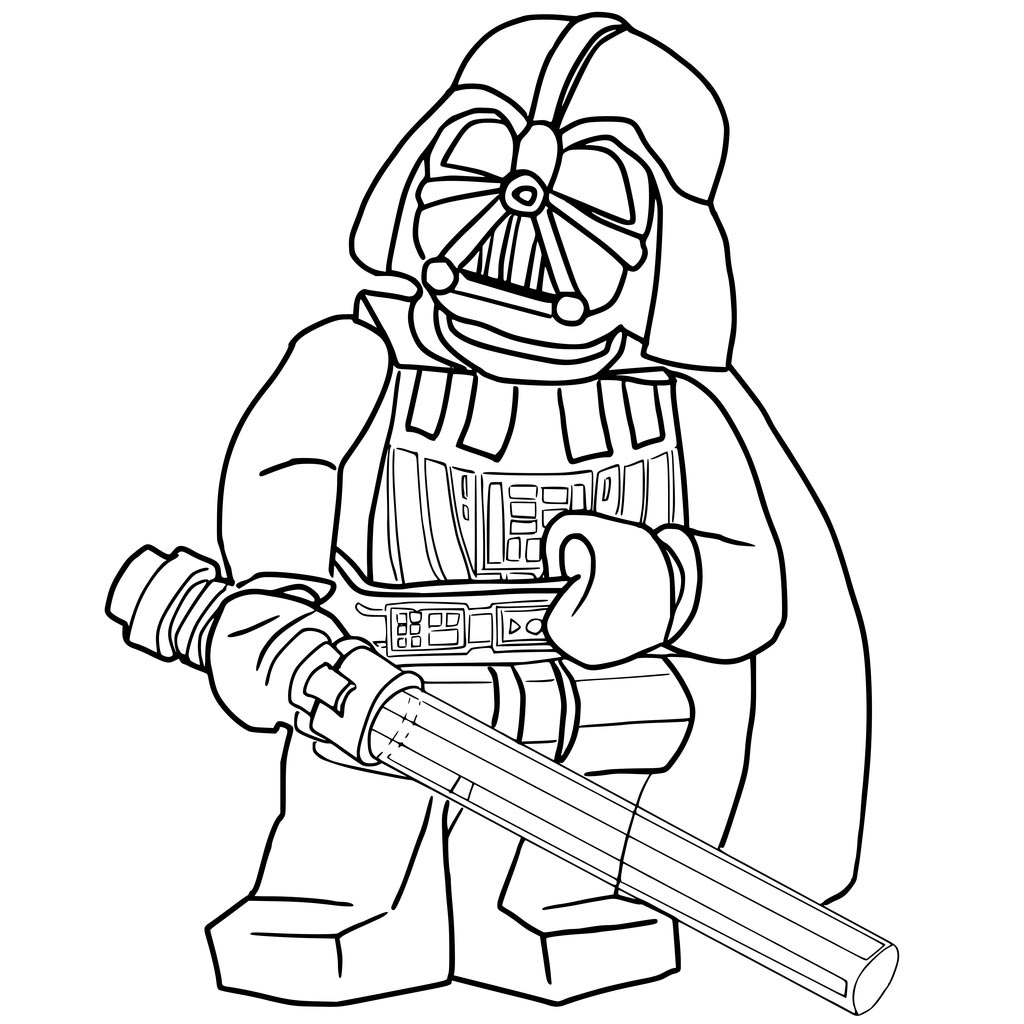 1024x1024 Lego Star Wars Darth Vader Coloring Pages Collection Coloring
