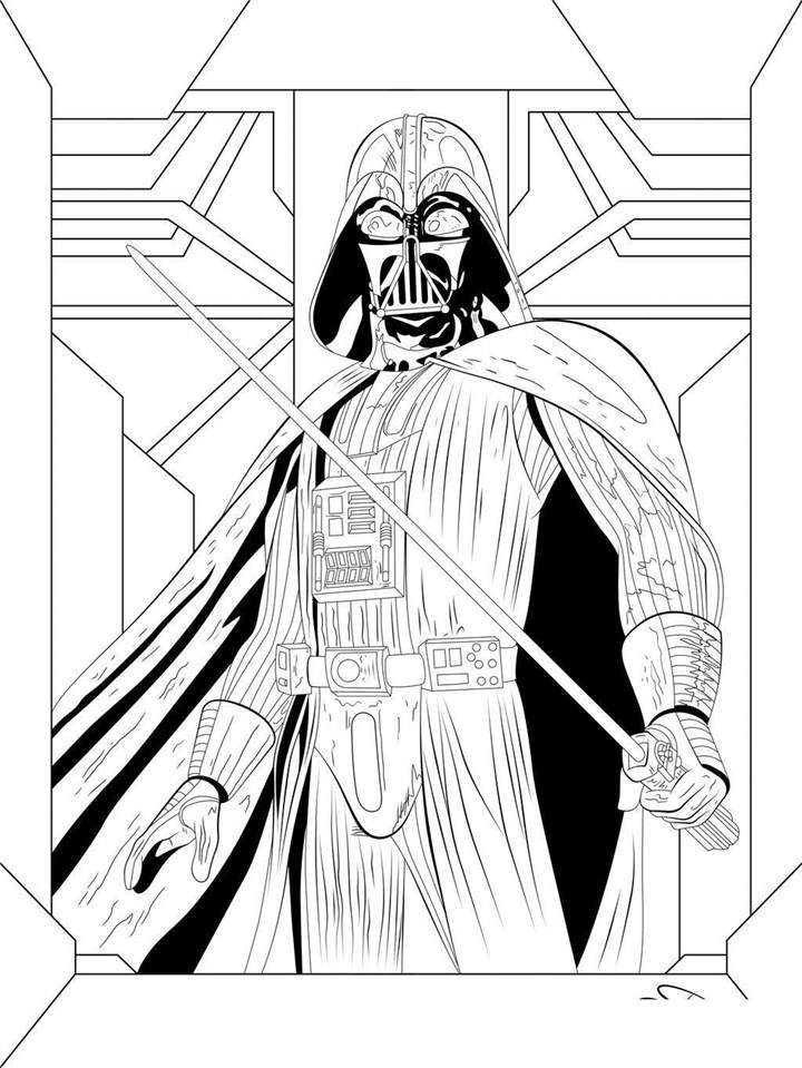 Darth Vader Head Drawing | Free download on ClipArtMag