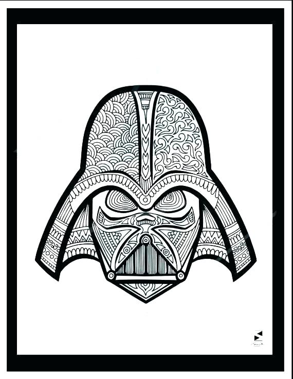 Darth Vader Head Drawing | Free download on ClipArtMag