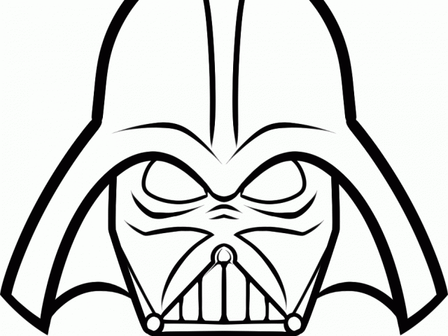 Darth Vader Line Drawing