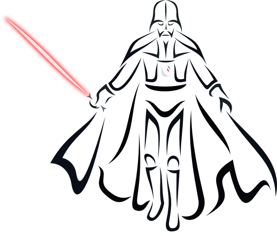 Darth Vader Line Drawing | Free download on ClipArtMag