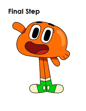 300x388 How To Draw Darwin Watterson