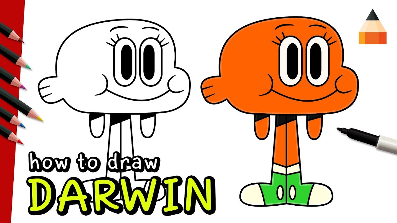 1280x720 How To Draw Darwin