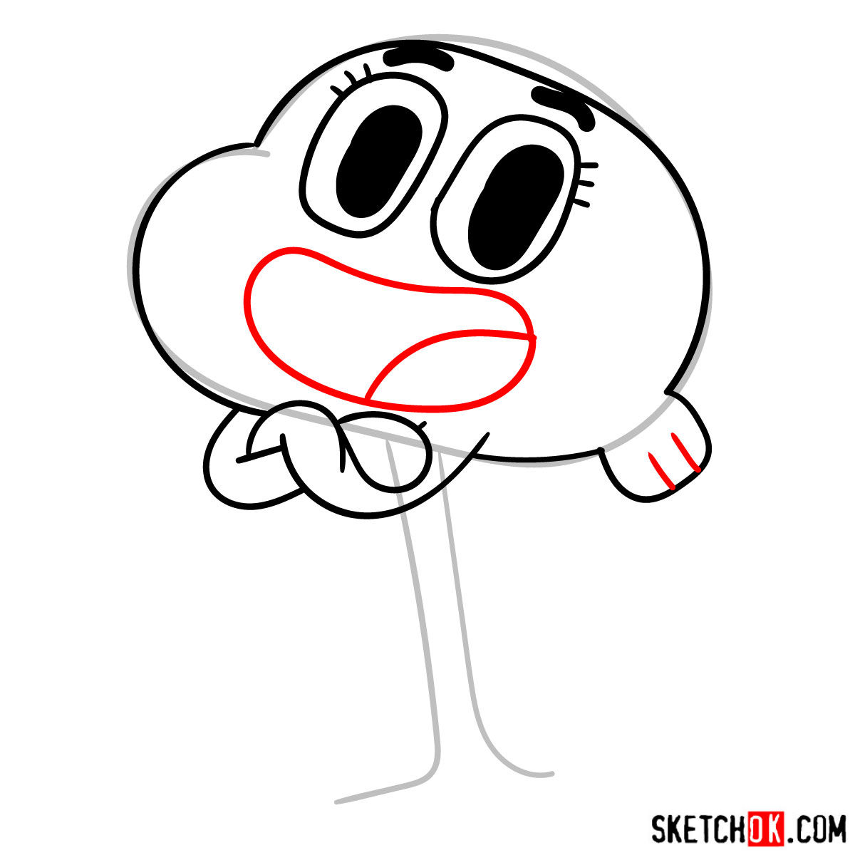 1200x1200 How To Draw Darwin Watterson