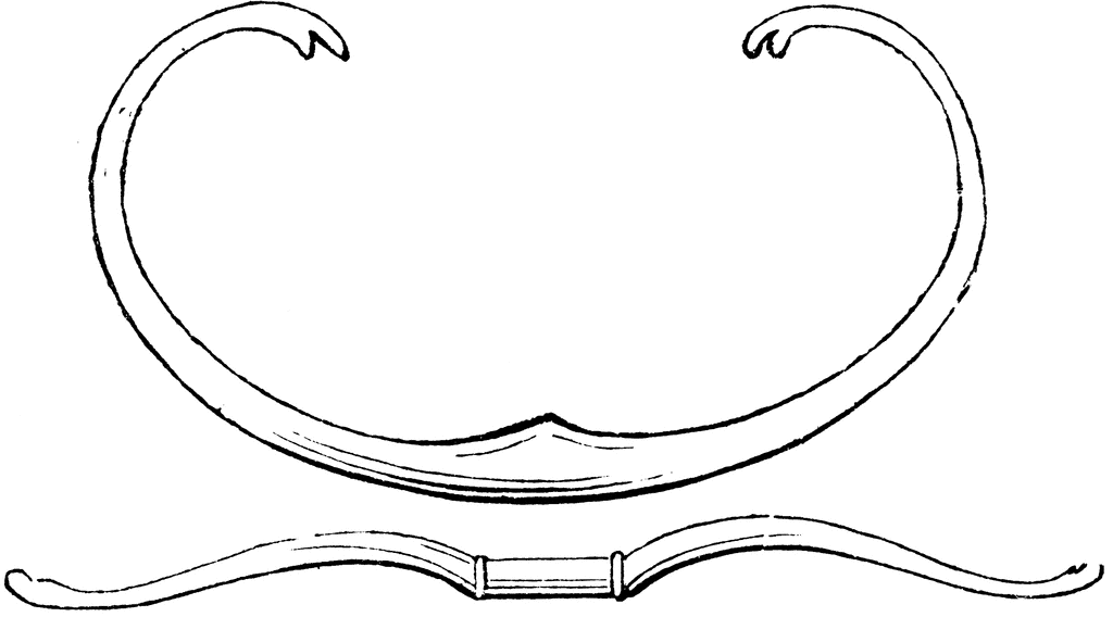 1024x568 Ancient Bows Clipart Etc Parthian Bow Darwin Drawings
