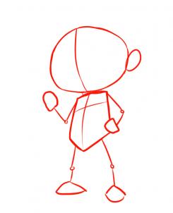 245x302 how to draw chibi daryl dixon, the walking dead