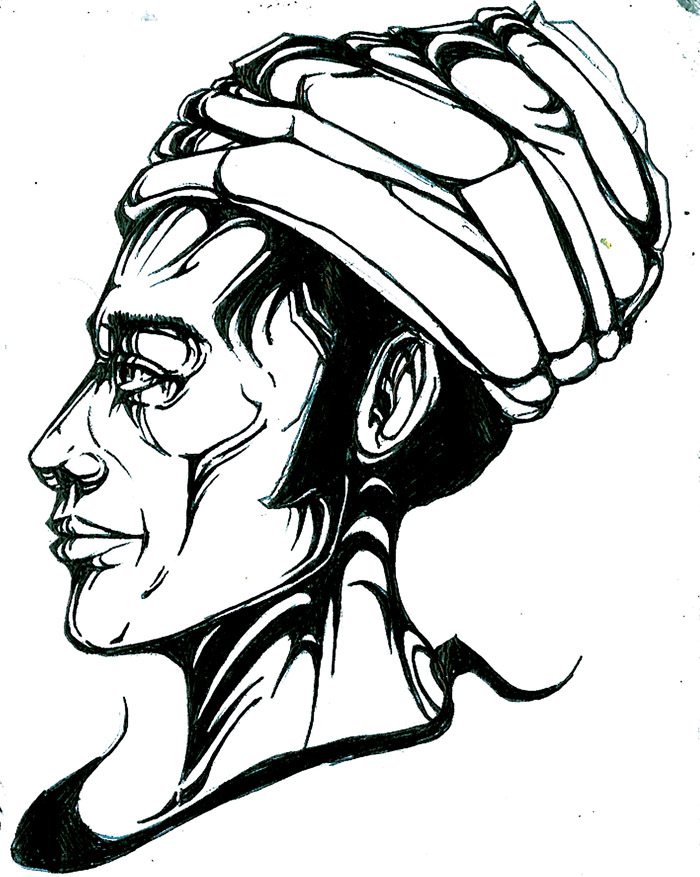 700x877 Black Book Drawings