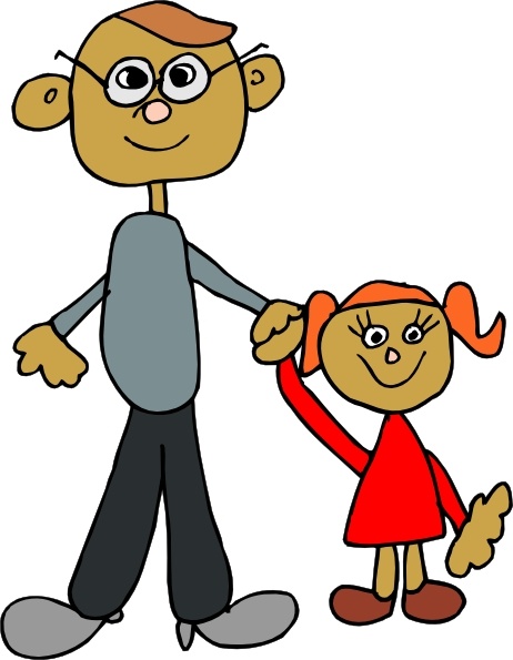 462x595 dad holding daughters hand clip art free vector in open office