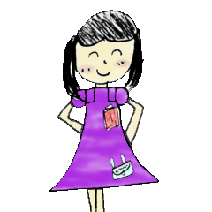 240x240 Drawing Of Daughter Line Stickers Line Store