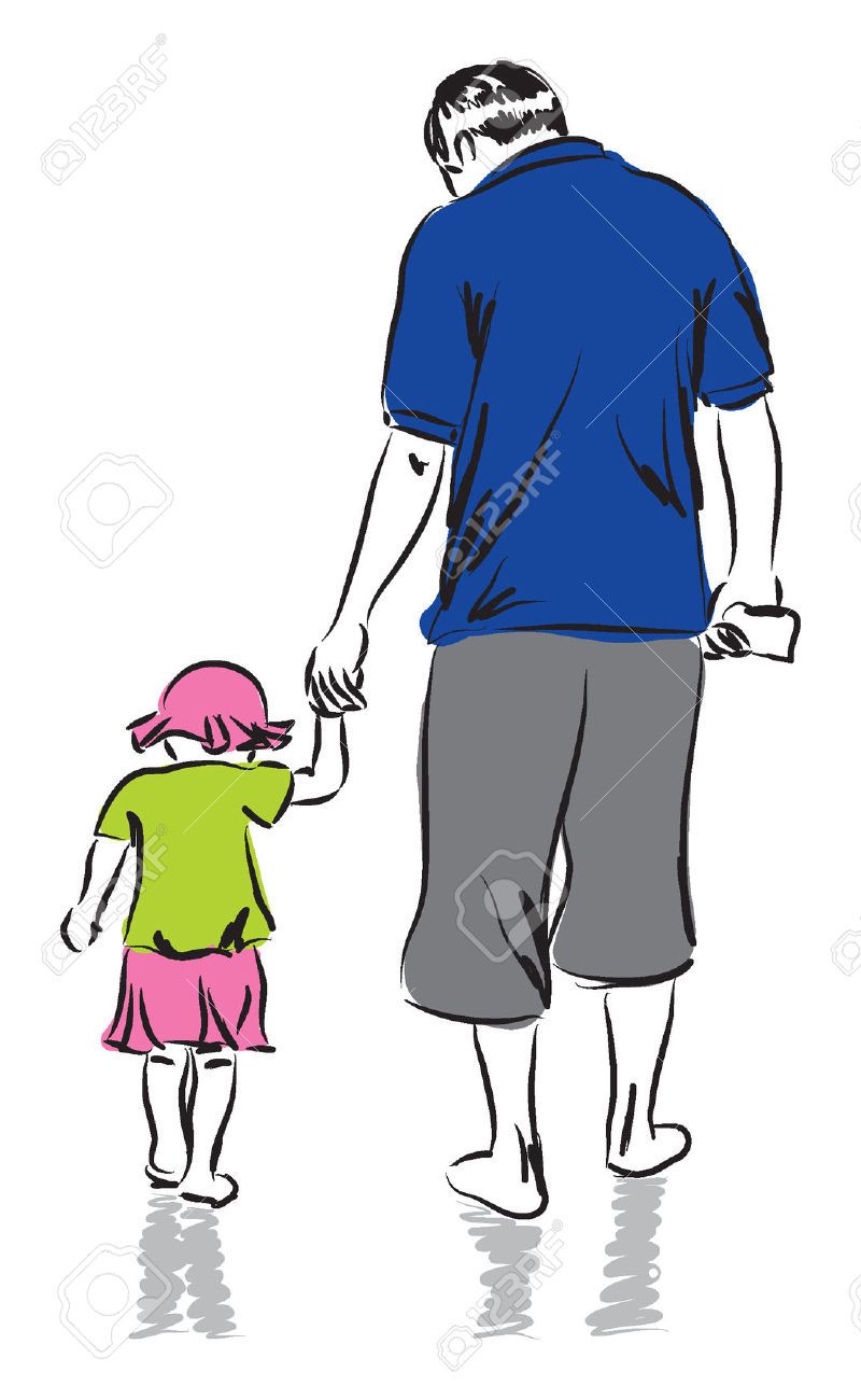 800x1300 Father And Daughter Drawing