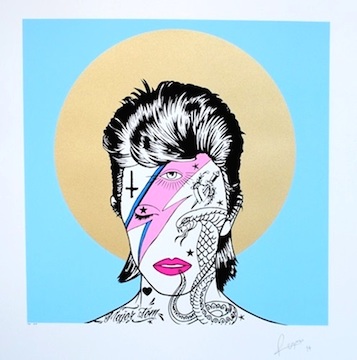 357x360 David Bowie Print