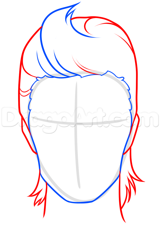 682x1018 Drawing David Bowie Step