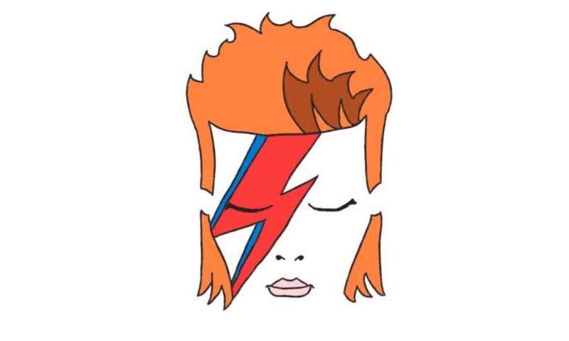 800x480 how to draw david bowie tribute