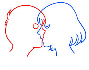 302x237 Night And Day Illusion Drawing, Step