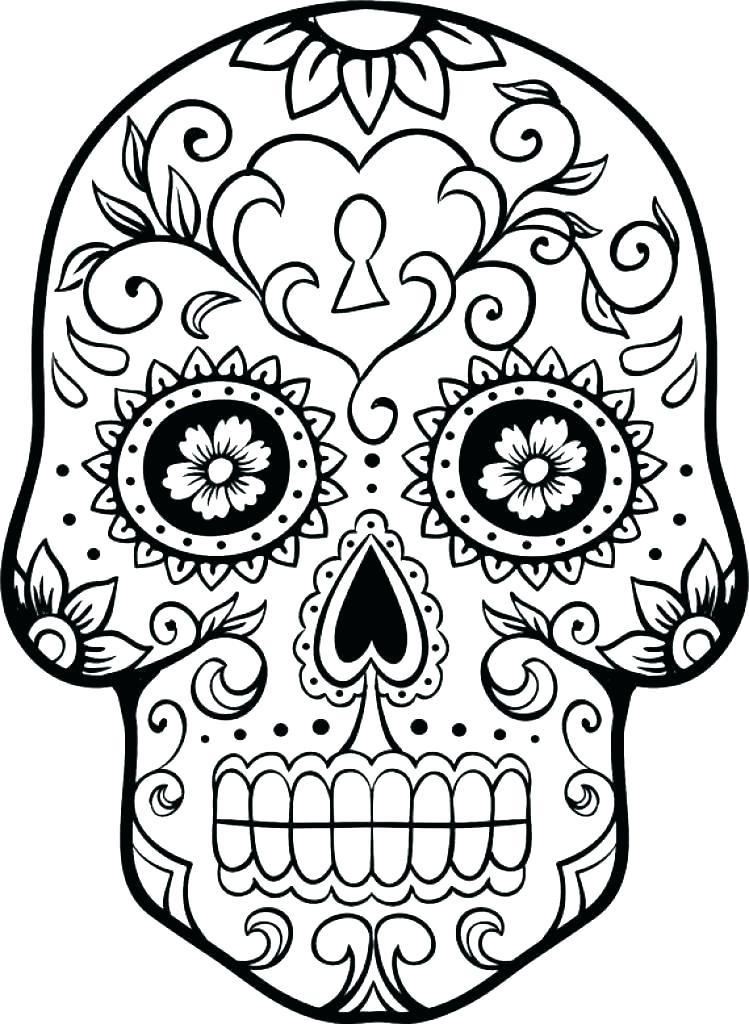 749x1024 Girl Skull Coloring Pages Flaming Skull Coloring Pages Female