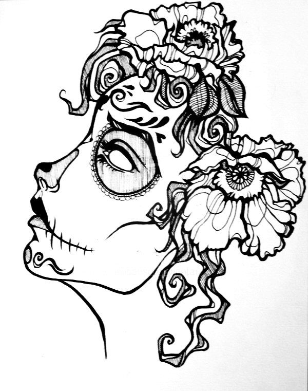 600x761 D O T D Girl Tattoo Loveee Drawings, Art Drawings, Art