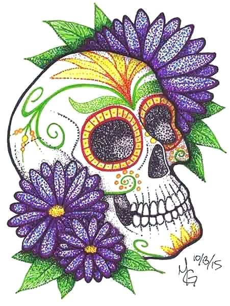 451x600 Day Of The Dead Drawings