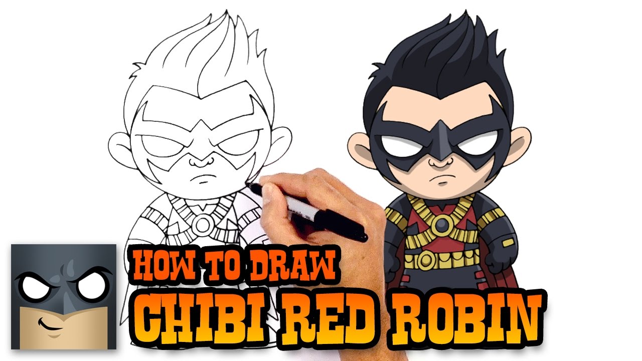1280x720 How To Draw Red Robin Dc Comics