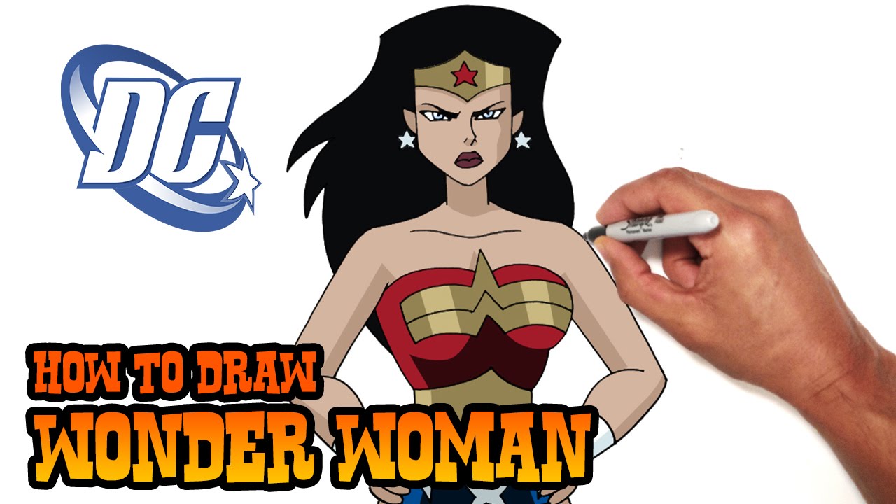 1280x720 How To Draw Wonder Woman Dc Comics
