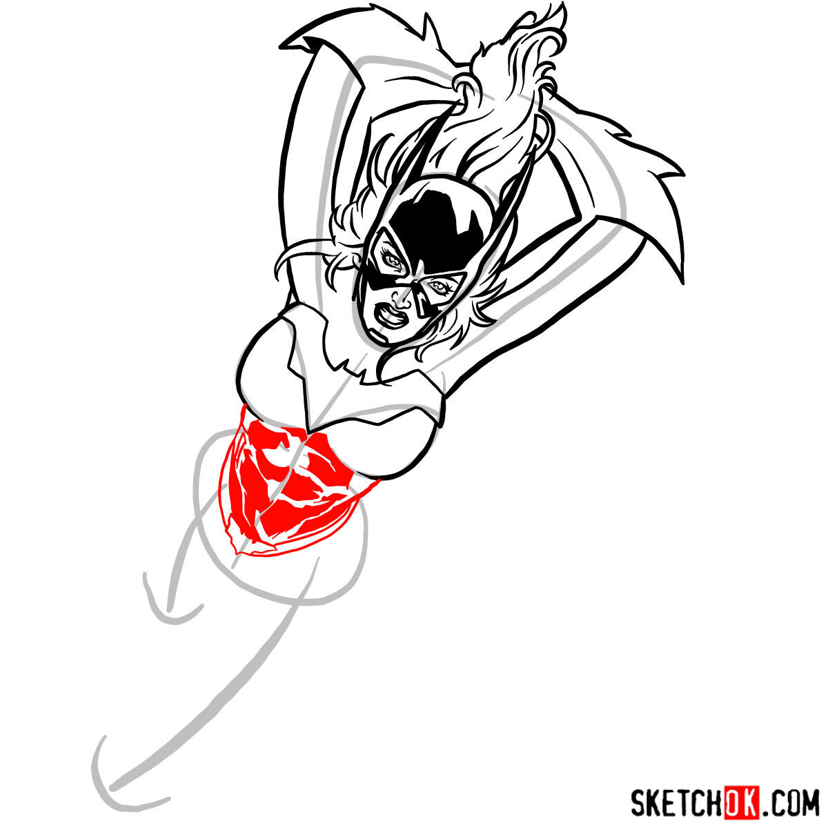 1200x1200 How To Draw Batgirl From Dc Comics