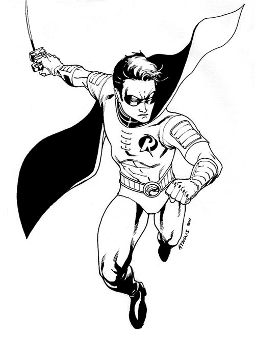 500x666 Most Design Ideas Robin Drawings Dc Pictures, And Inspiration