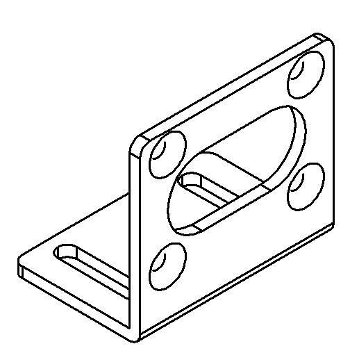 504x508 dc worm drive motor bracket cad model library grabcad