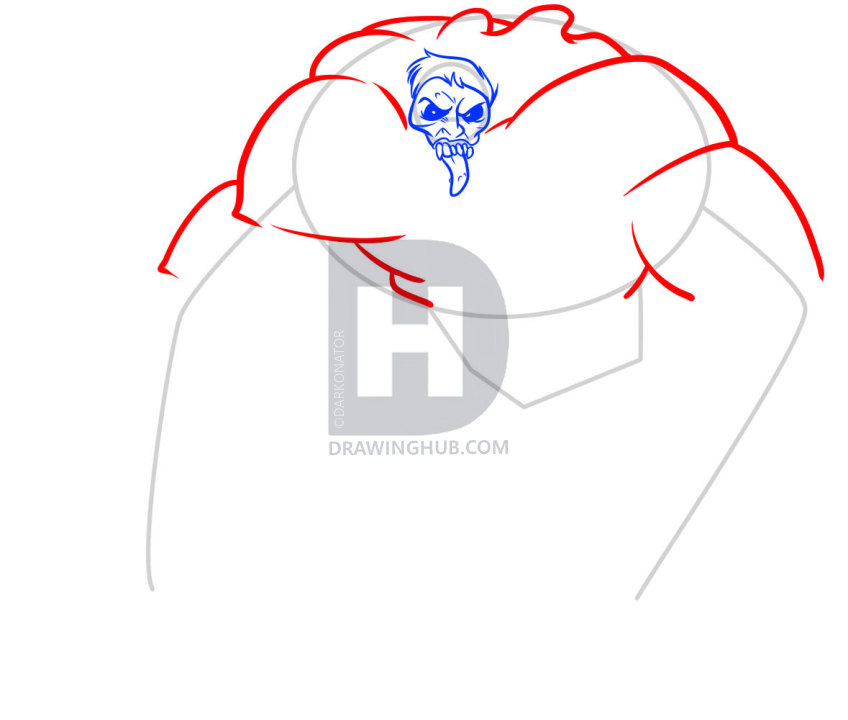 848x720 how to draw a left dead tank, left dead tank, step