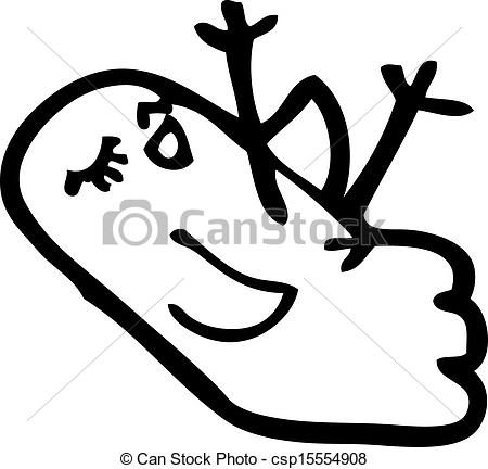 450x432 Cartoon Dead Bird