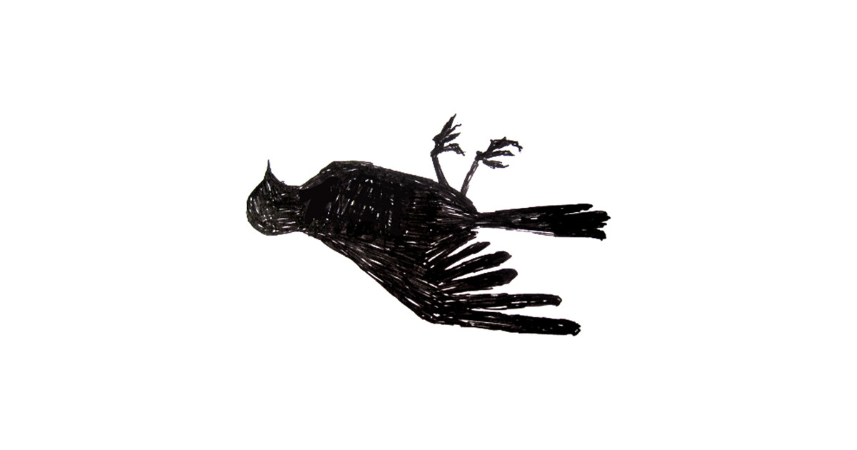 Dead Bird Drawing | Free download on ClipArtMag