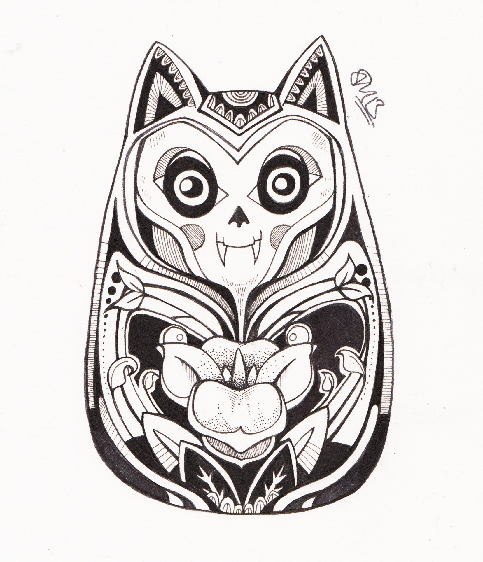 1656x1927 Kitten Drawing Dead For Free Download