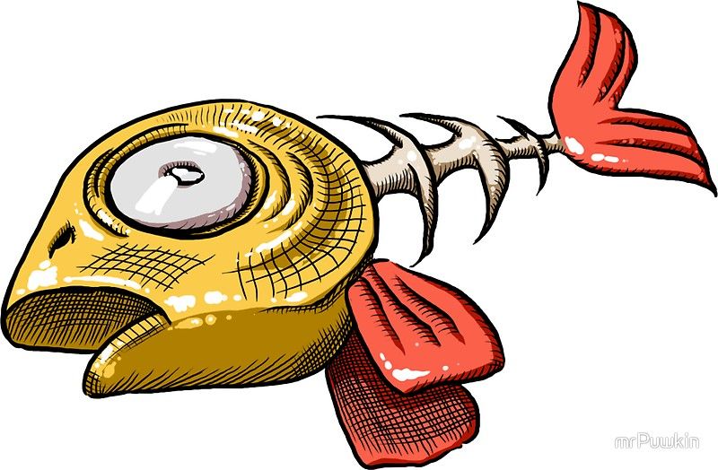 800x524 Dead Fish Drawing