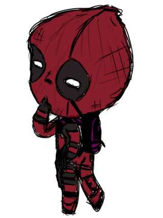 320x427 Hope You Guys Like This Quick Drawing Of Chibi Dead Pool I Tried