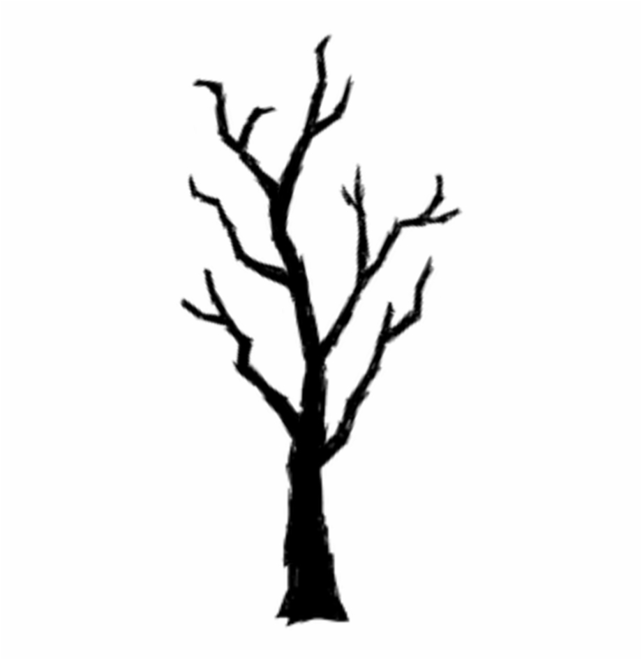 920x946 Dead Tree Clipart Burned