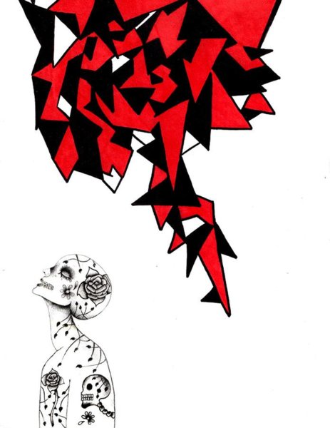 463x600 Dead Rose Drawings Fine Art America