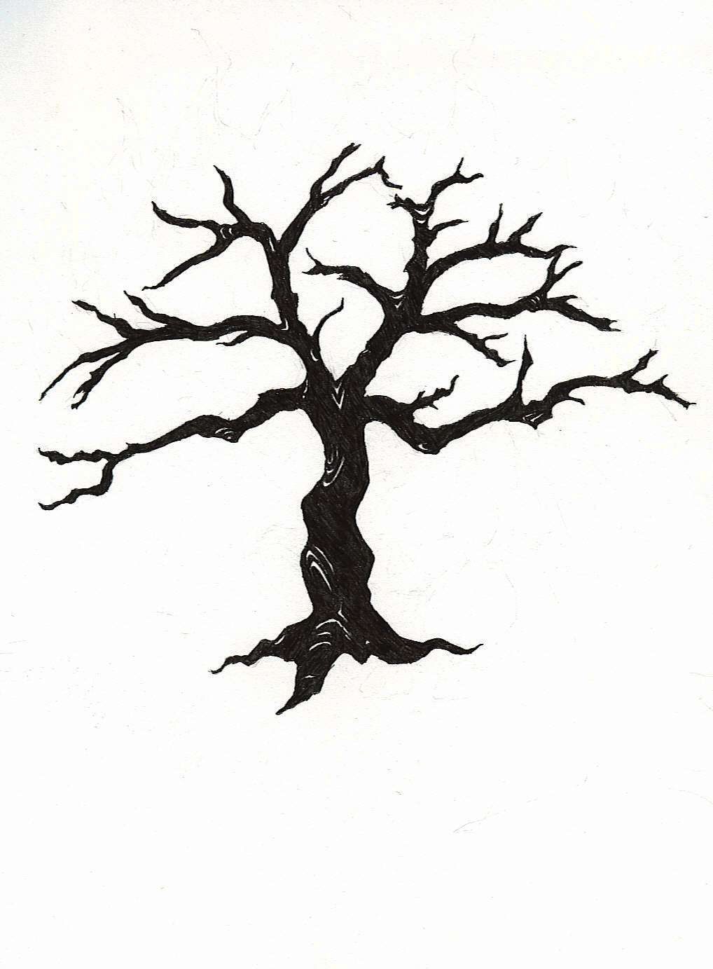 1018x1383 Dead Tree Drawing