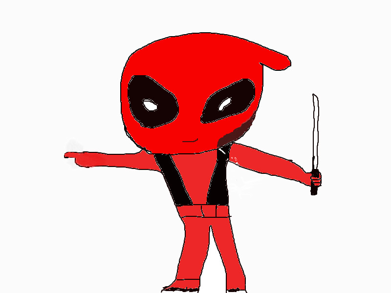 800x600 deadpool chibi a character speedpaint drawing
