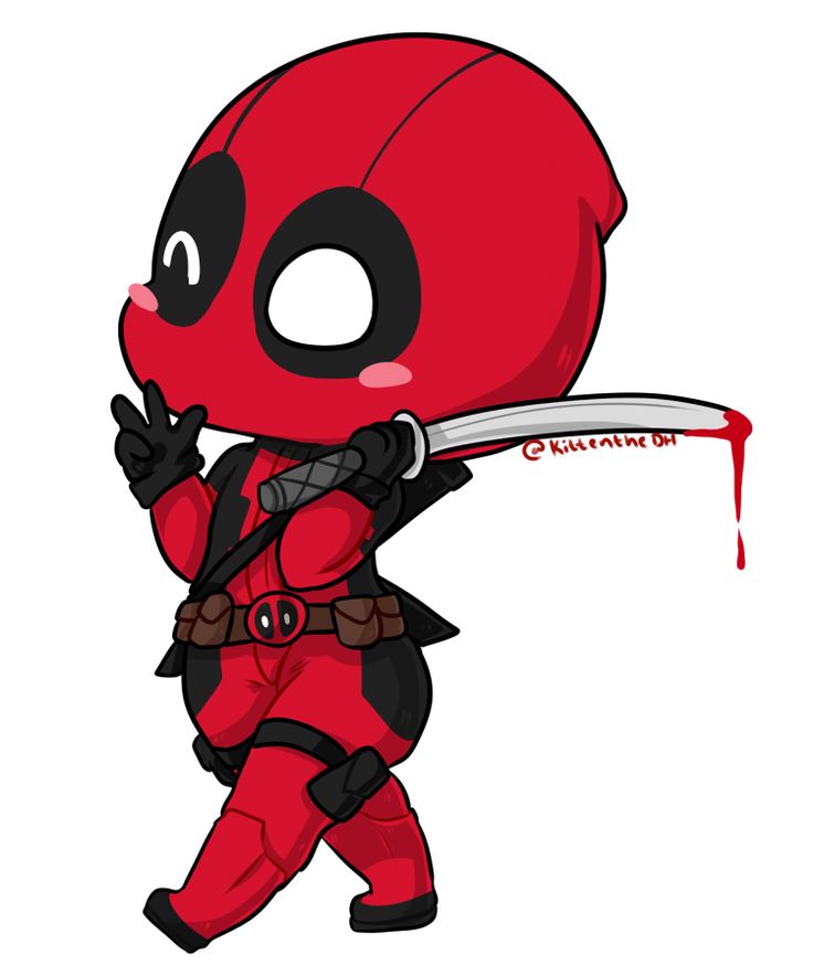 736x883 How To Make Deadpool Drawing
