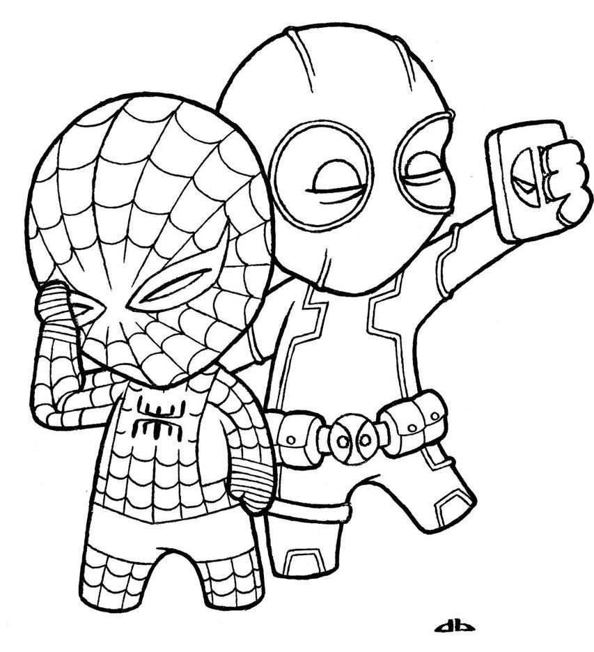 853x936 Small Chibi Deadpool Wallpapers