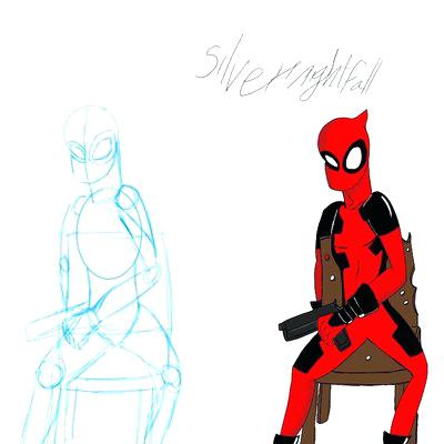 400x400 Drawing Deadpool Pedrodeona