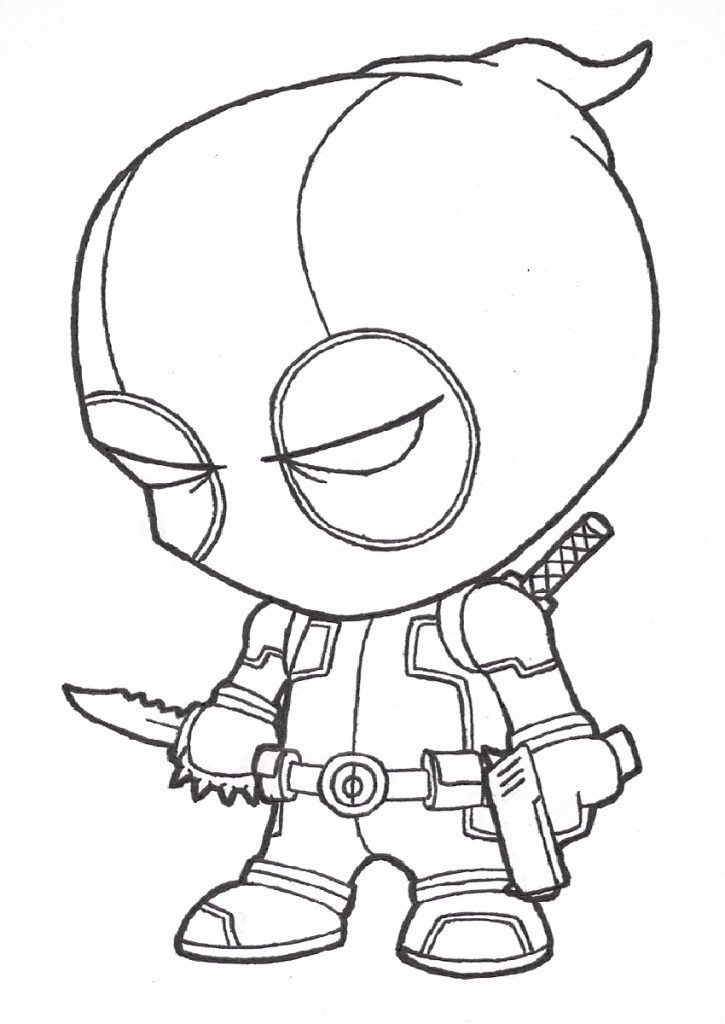725x1024 Deadpool Coloring Pages Movies And Tv Coloring Pages Easy
