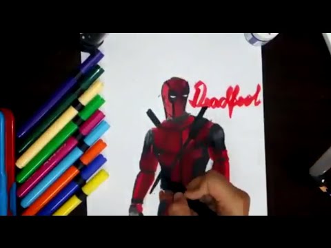 480x360 Drawing Deadpool